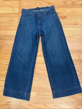 GAWide Leg Dark Blue Denim Jeans